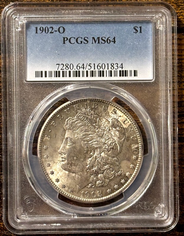 1902 O Morgan Silver Dollar Grade MS64 NGC