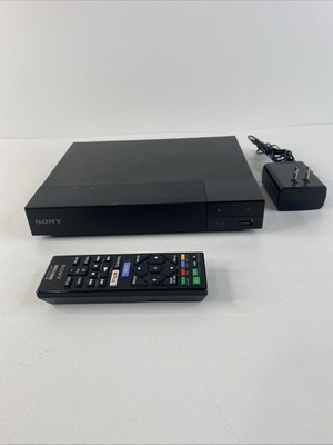 Sony BDP-S1500 Blu-ray Disc Player w/ Remote AC Adapter Tested