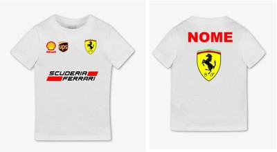 magliette ferrari bambini