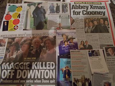 DAME MAGGIE SMITH  CELEBRITY  CLIPPINGS PACK  GOOD CONDITION