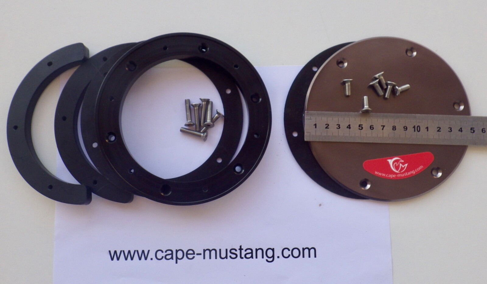 Trappe réservoir bateau et nable de pont Cape Mustang type 1 inox 152mm