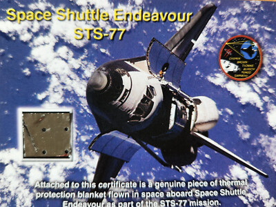 STS-77 - Thermal Blanket Fragment Flown on Space Shuttle Endeavour