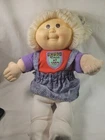 Vintage Cabbage Patch Kids Poseable Blonde Hair Brown Eyes