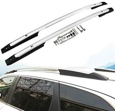 Barra de riel lateral de techo de aluminio 2 piezas apta para Honda CRV CR-V 2012-2016