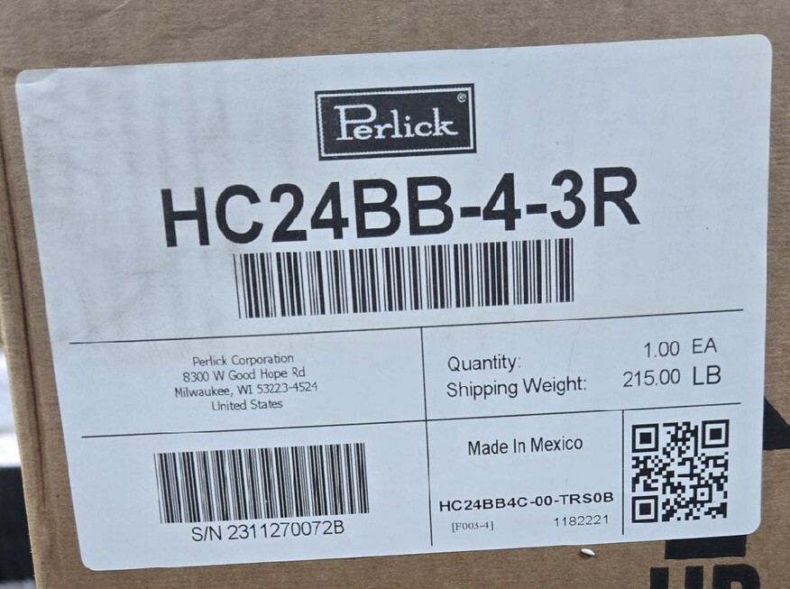 Perlick HC24BB-4-3R 24" Right Hinge Undercounter Beverage Center - Stainless