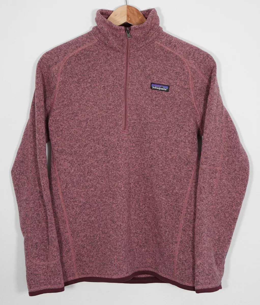 Women s PATAGONIA Better Sweater Kipi Pink 1 4 Zip Fleece Pullover