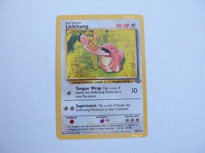 lickitung pokemon card value ORIGINAL Pokemon Card: LICKITUNG 38/64