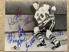 1980 USA OLYMPIC HOCKEY GOLD MEDAL 8 SIGNED HERB BROOKS 8x10 ERUZIONE PATRICK