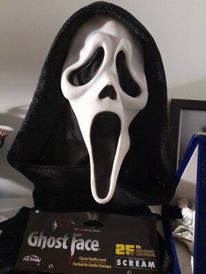 ORIGINAL Ghostface Maske SCREAM Classic 25° Anniversary Fun World Rare 1 Edition