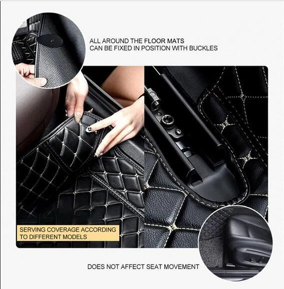 For Toyota Sequoia Solara Supra Car Floor Mats Custom Floor Liner Cargo Carpets - Image 3 of 4