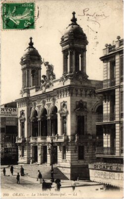 CPA AK ALGERIA ORAN La Theatre Municipal (1189090)