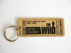 The WHO Band on tour 25 Years Keychain Golden Ticket — photo 2