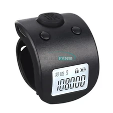 Mini LCD Finger Ring Hand Tally Counter 9-Digit Prayer Counter Rechargeable