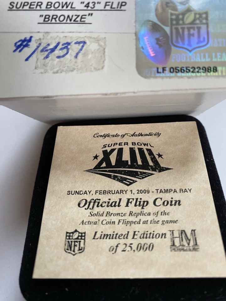 Moneda abatible réplica Super Bowl XVLLL (43) Foto 3 de 4