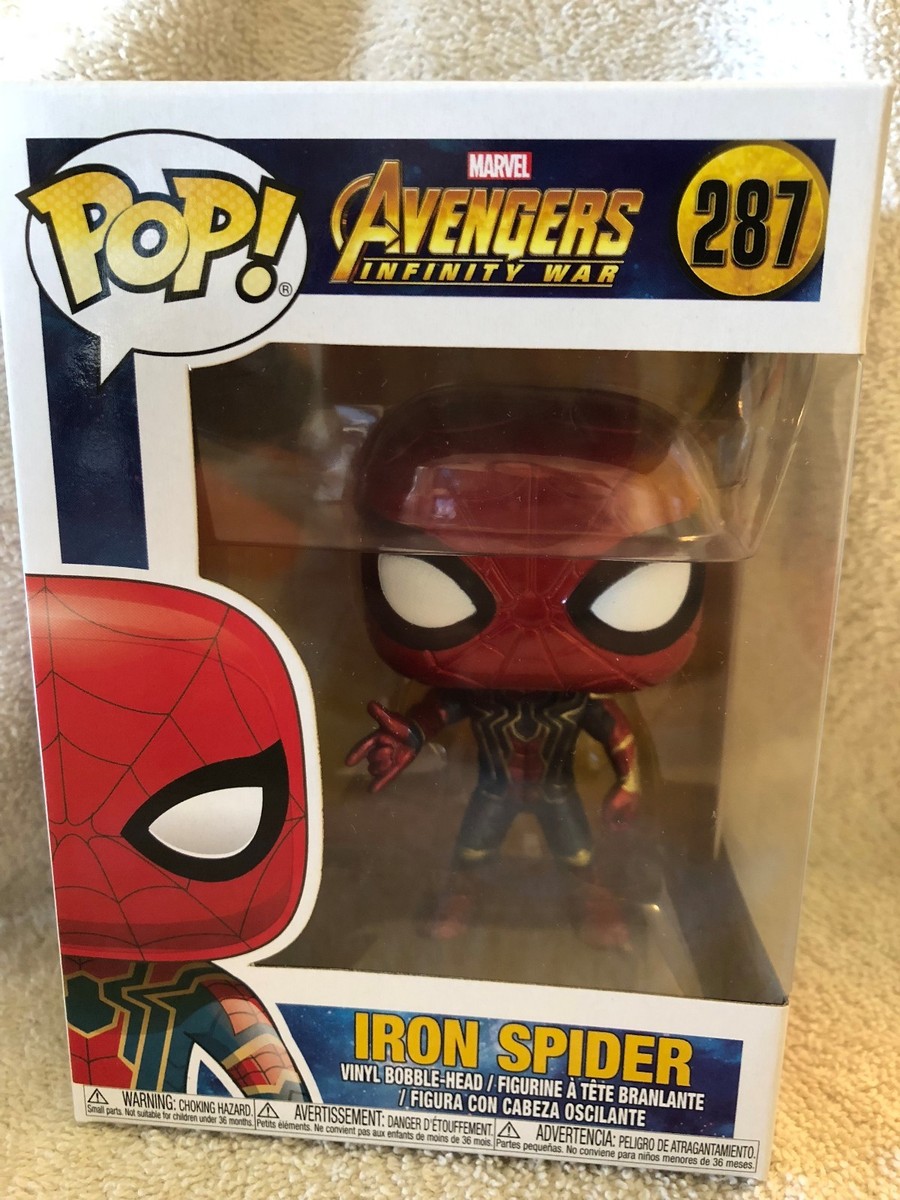 Funko Pop! Marvel Avengers Infinity War IRON SPIDER # 287 Vinyl