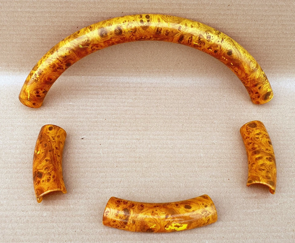 Empuñadura de dirección Lexus LS400 1996-2000 cubiertas de grano de madera OEM usada: se adapta a Celsior Foto 2 de 4