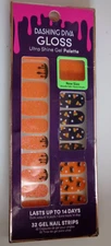 👻🎃Dashing Diva Gloss Gel Nail Strips Halloween Midnight Boos!  NEW!👻🎃