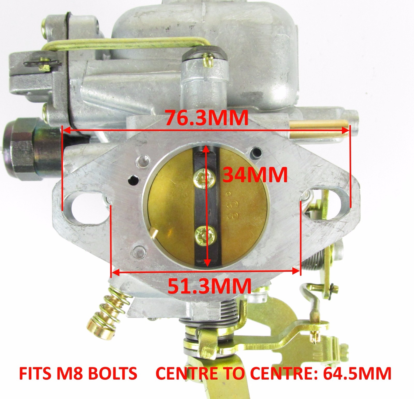 Image 8 - New genuine Weber  34ICH carburettor kit  VW Golf Jetta 1.3 1980-84 1272cc