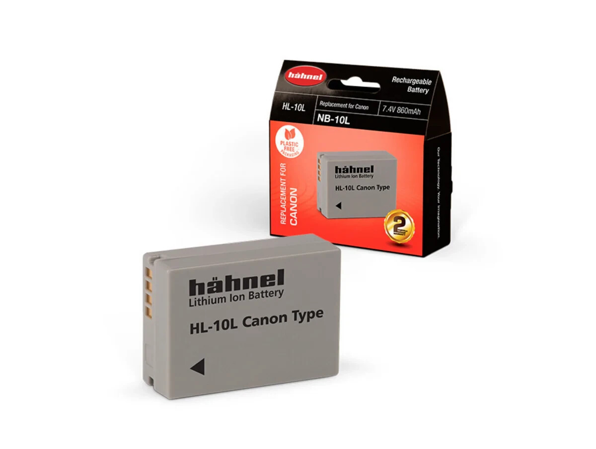 Hahnel HL-10L - NB-10L Battery for Canon G1X, G15, G16, G3X, SX40 HS, SX50 HS,
