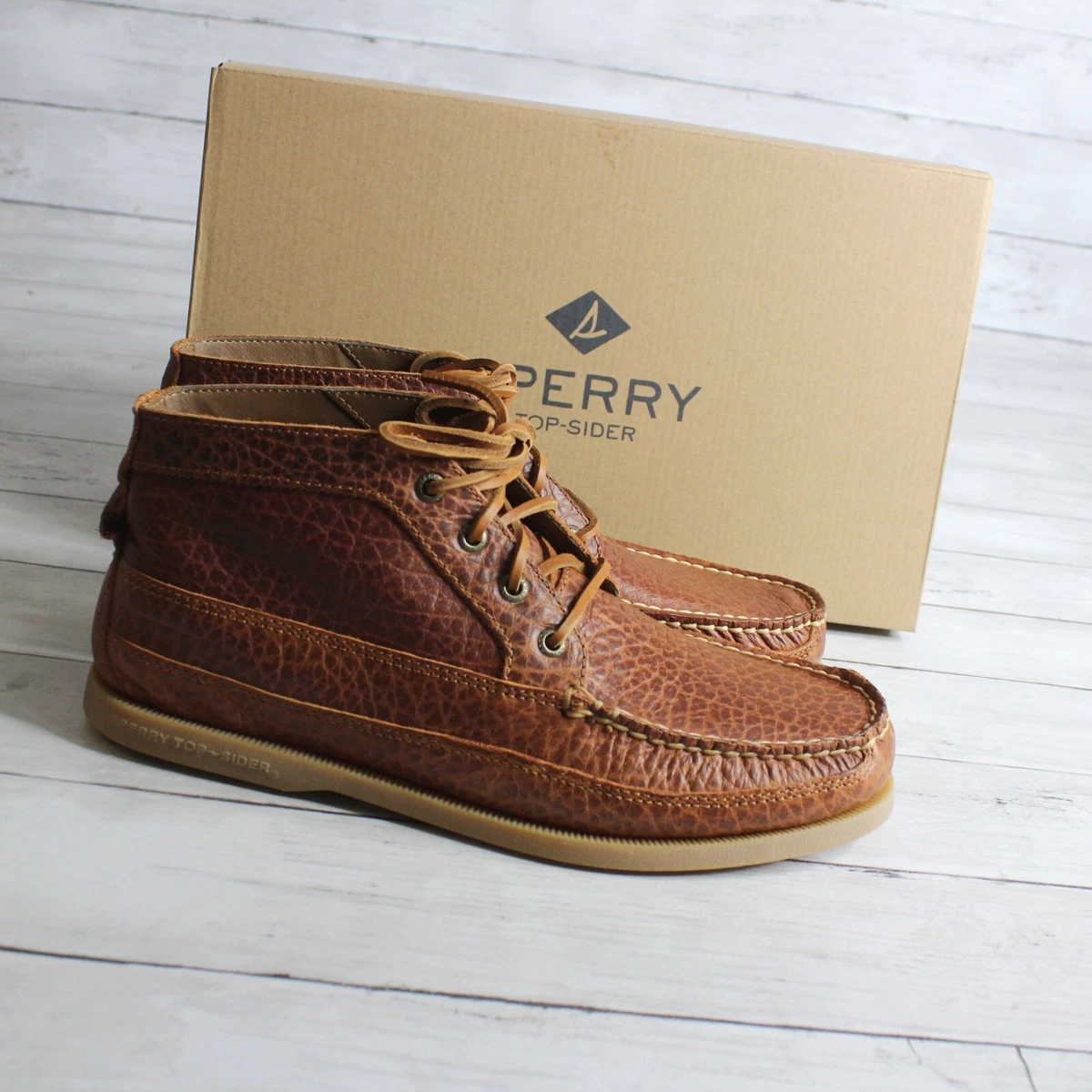 Sperry lace up chukka deals
