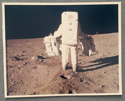 Vintage NASA Foto - Apollo 11 Buzz Aldrin EVA