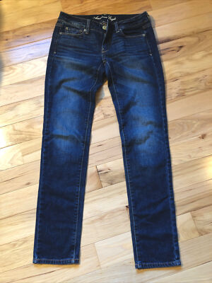 American Eagle Jeans Womens Size 2 Skinny Stretch Denim Jean AEO Outfitters