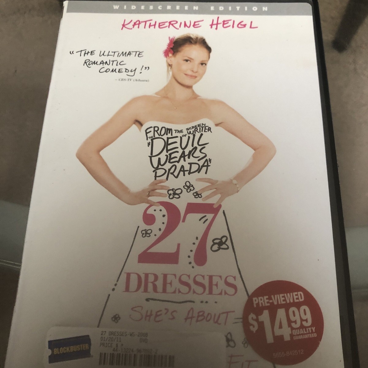27 Dresses DVD MOVIE TWENTY SEVEN DRESS'S Katherine Heigl James Marsden 2008 | eBay 27 Dresses DVD MOVIE TWENTY SEVEN DRESS'S Katherine Heigl James Marsden 2008 | eBay