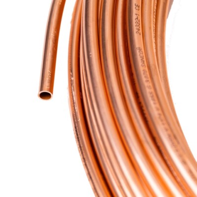 Kupferrohr Ring Weich DVGW 6 8 10 12 15 18 22 von 1 Meter Wasser Gas Ölleitung