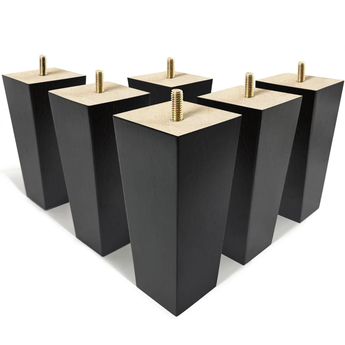 6 inch 2024 wooden sofa legs