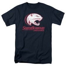 University of South Alabama Adult T-Shirt Distressed Primary, Navy, S-5XL