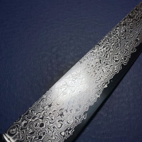Japanese Sujihiki Knife SAKAI TAKAYUKI 69layers Damascus ZA18 GINGA 240mm Japan - Picture 4 of 9