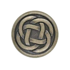 CELTIC KNOT METAL SHANK BUTTONS ANTIQUE BRONZE 15mm 19mm 23mm