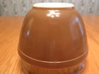 Pyrex 401 Brown Small Nesting Mixing Bowl 1 1/2 Pt. Vintage Ovenware Made in USA