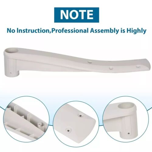 Replacement Deck Mount Support For Above Ground Drop-In Swimming Pool Step - Picture 2 of 16