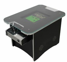 Arcade Machine Coffee Table | 60 Retro Arcade Games | Black & Chrome