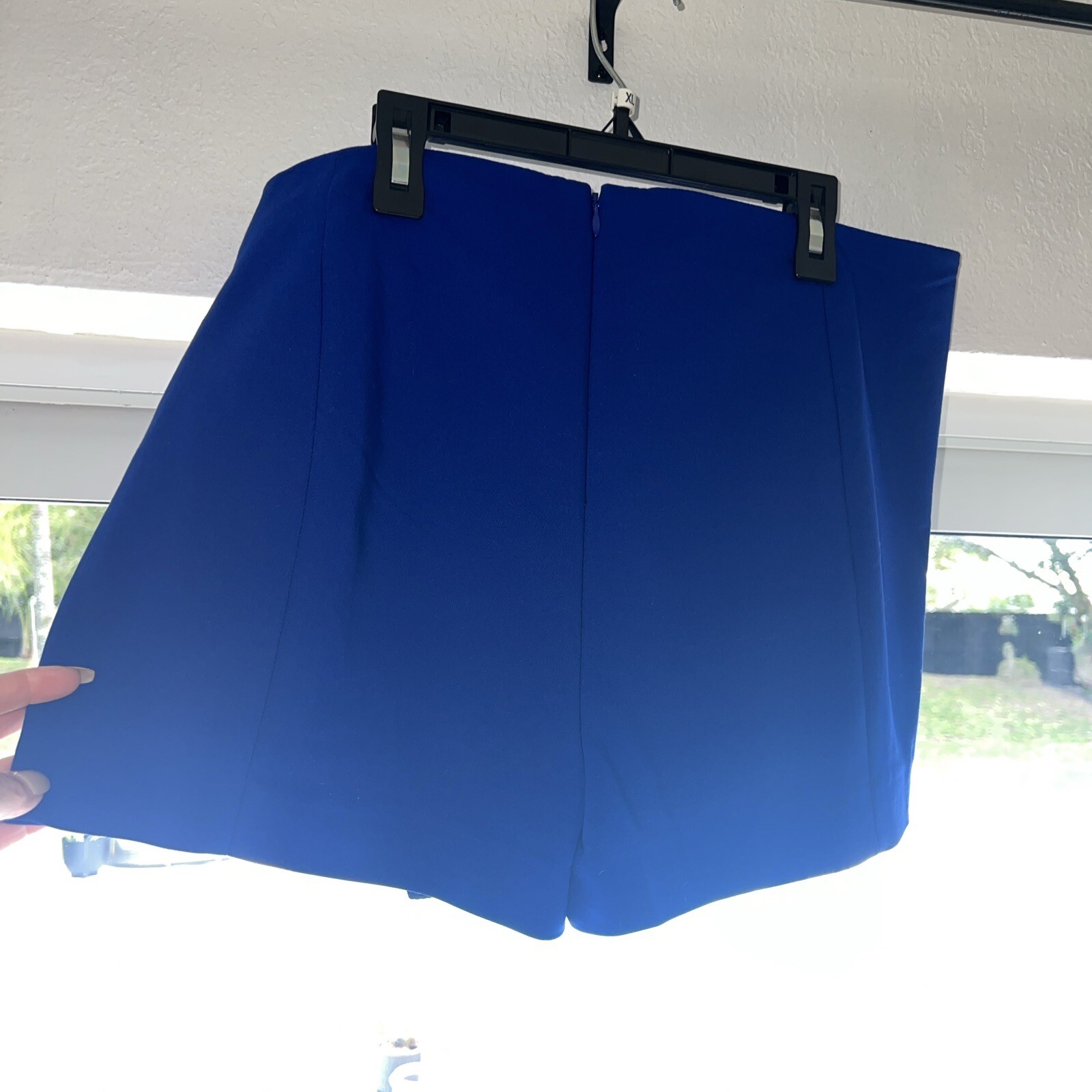 Express Womens Stretch Polyester Solid Royal Blue… - image 3