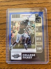 2022 Panini Contenders Optic College Ticket #14 Jahan Dotson Blue Prizm /99