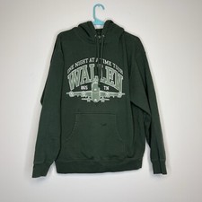 Morgan Wallen Hoodie Sweatshirt Sz Large Green One Night at a Time World Tour