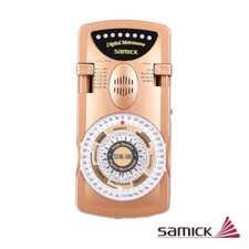 x 1, SAMICK SDM-300 Digital Quartz Metronome with Volume Control - Gold