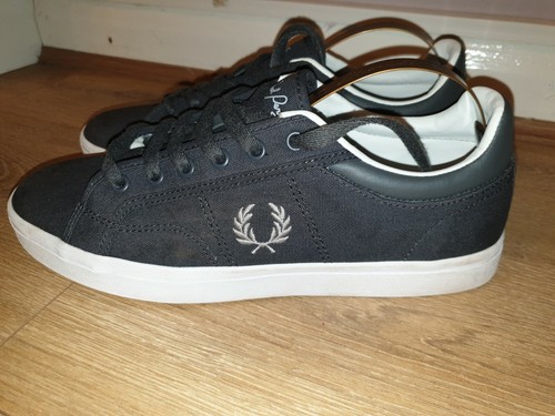 fred perry canvas trainers
