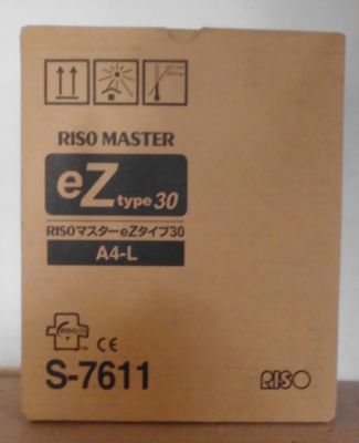 Riso S-7611  Master Rollen Z type 30 A4-L 2erPack für EZ 200 230 300 OVP 