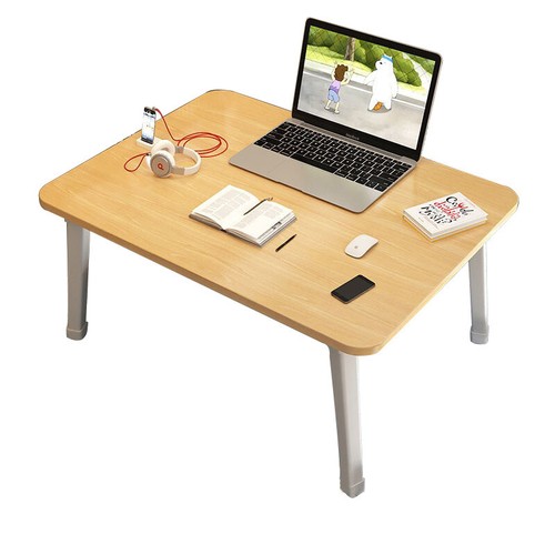 Folding Computer Bedroom Card Slot Bed Desk | eBay