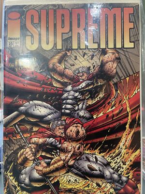 Supreme #25 (May 1994, Image Comics) Classic Stephen Platt Cover Great Condition