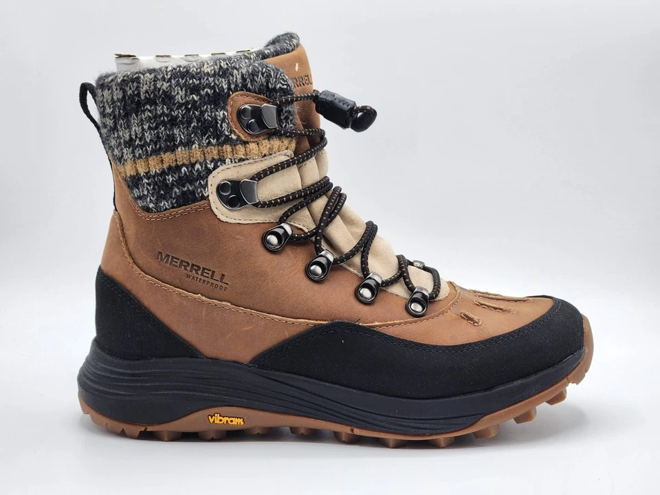 Botas de invierno Merrell Siren 4 térmicas Mid WP para mujer - tabaco - EE. UU. 7 (medianas), 8 (W) Foto 3 de 4