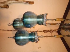 triple teired vintage hollywood regency swag light