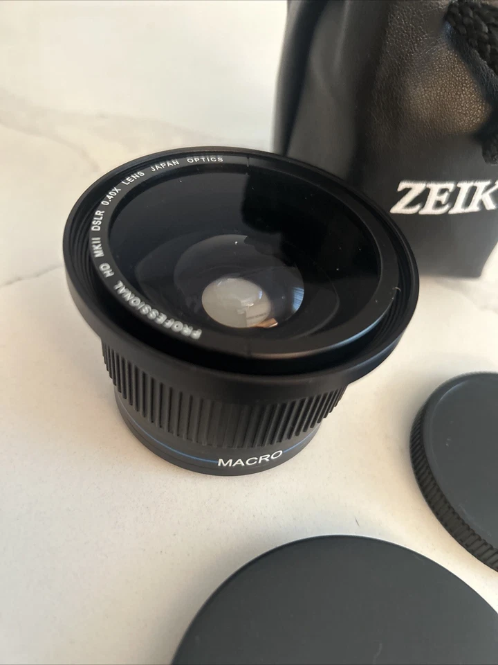 Zeikos Macro Lens Professional HD MKII DSLR 0.40X 58mm Japan Optics 40X - Image 2 of 4