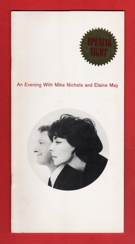 "Evening with MIKE NICHOLS and ELAINE MAY" 1960 Opening Night Souvenir Program