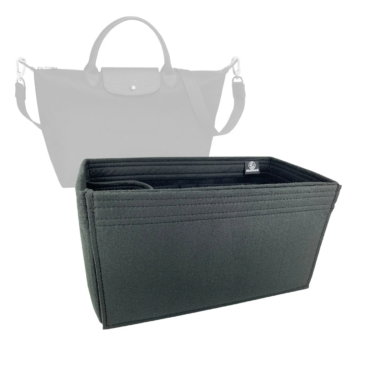 Felt Insert Organizer for Le Pliage Top Handle Cosmetic Pouch