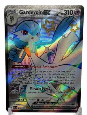 Gardevoir ex 217/091 Full Art Paldean Fates Pokémon TCG Shiny Ultra Rare