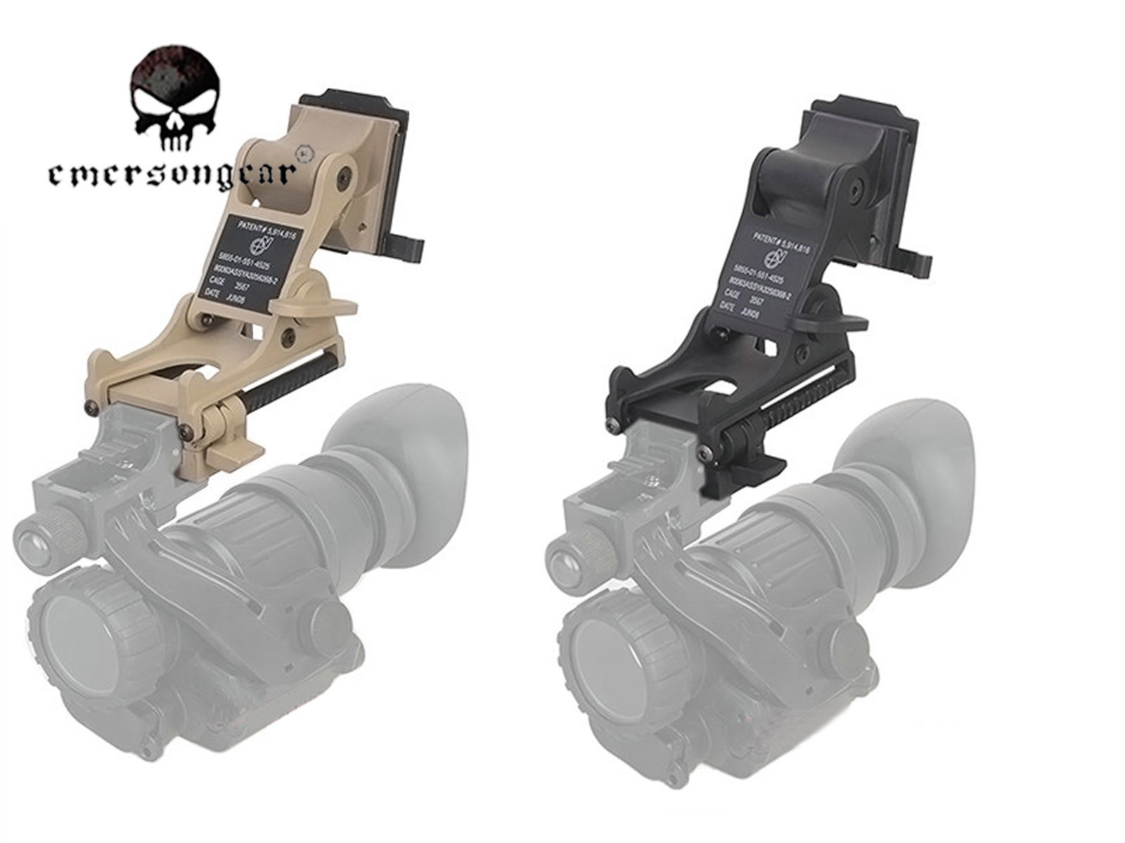 Emerson Helmet Mount Tactical Night Vision Shockproof Helmet Rhino